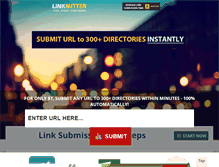 Tablet Screenshot of linkmitter.com